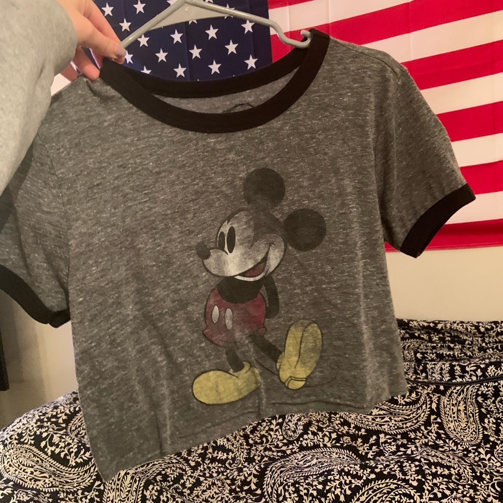 Mickey Mouse Crop Top Tee